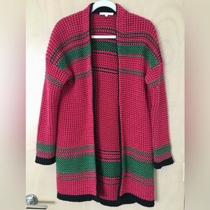 MAJE Meditation Striped Cardigan